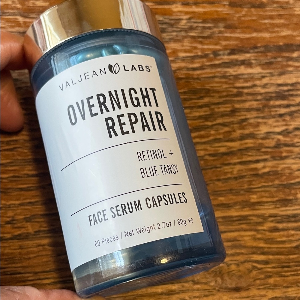 Overnight Repair Face Serum Capsules - Blue